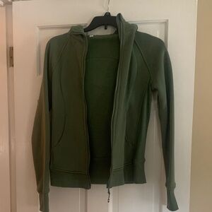 lululemon athletica Forest Green Hoodie Jacket